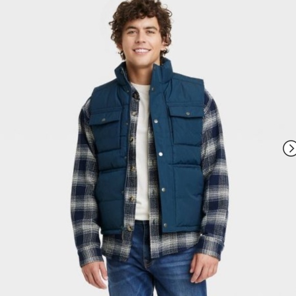 Goodfellow & Co Other - Men's Corduroy Collar Midweight Puffer
Jacket - Goodfellow & Co